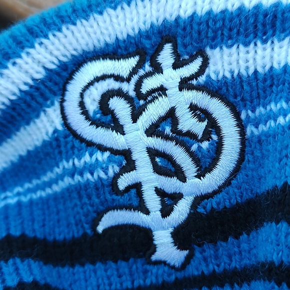 Saint Paul Saints Stripped Women's Beret Cap Hat Rare - Picture 9 of 10